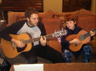 bradpost's tweet photo. If anyone's wondering where he got those looks and skills, just point 'em my way! 😎 #LikeFatherLikeSon #ThrowbackThursday https://t.co/65C4kKxWhA