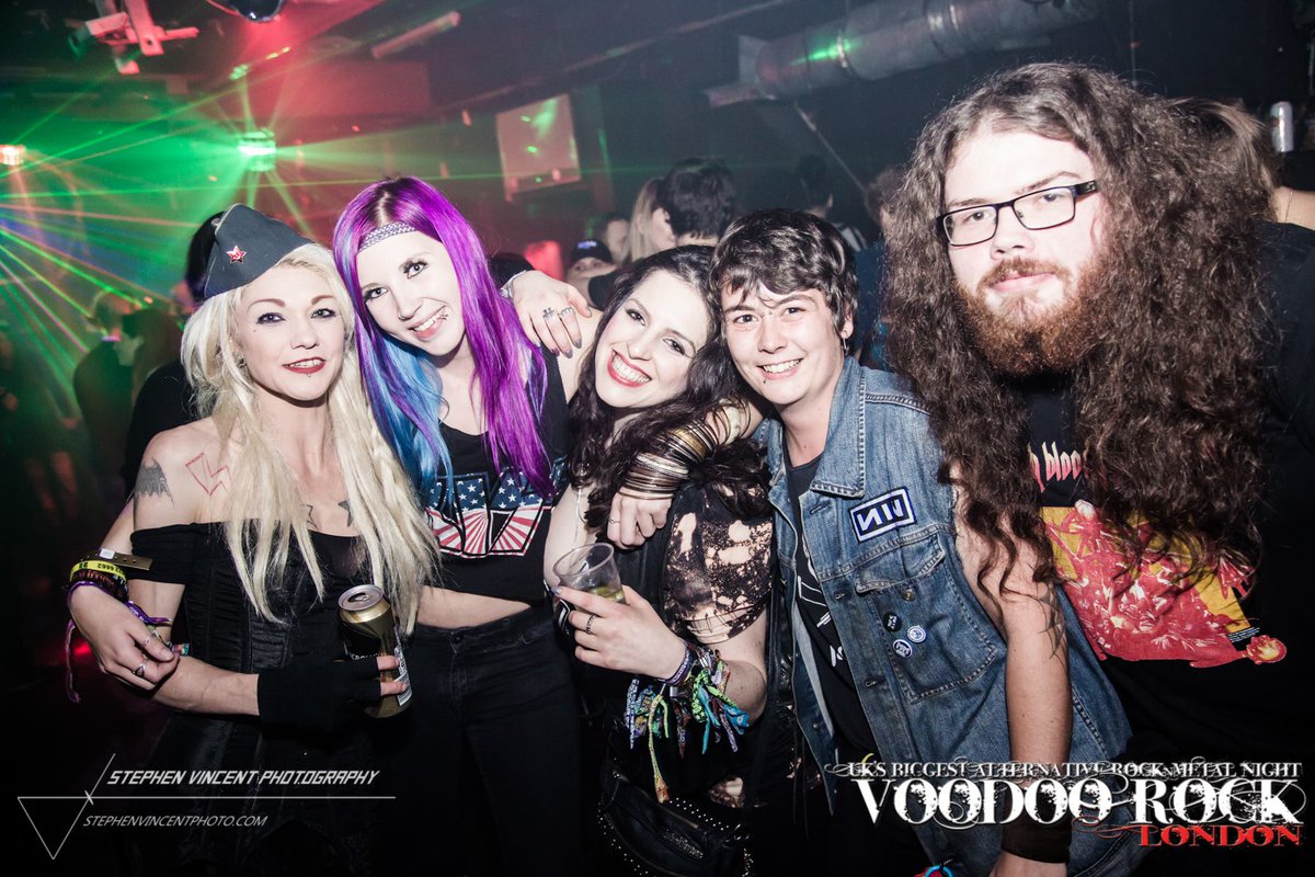 This FRIDAY! VOODOO #rocklondon @Electrowerkz 4 Floors Alt Rock DJs+Live Music+Performers+ Bloodstock Promo NIGHT! Metal+NuMetal+Pop Punk Emo+VIDEO GAMES CORNER+KARAOKE BAR FREE FACE PAINTING+Tickets advance or on the door. PHOTO ID required. facebook.com/events/1649311…