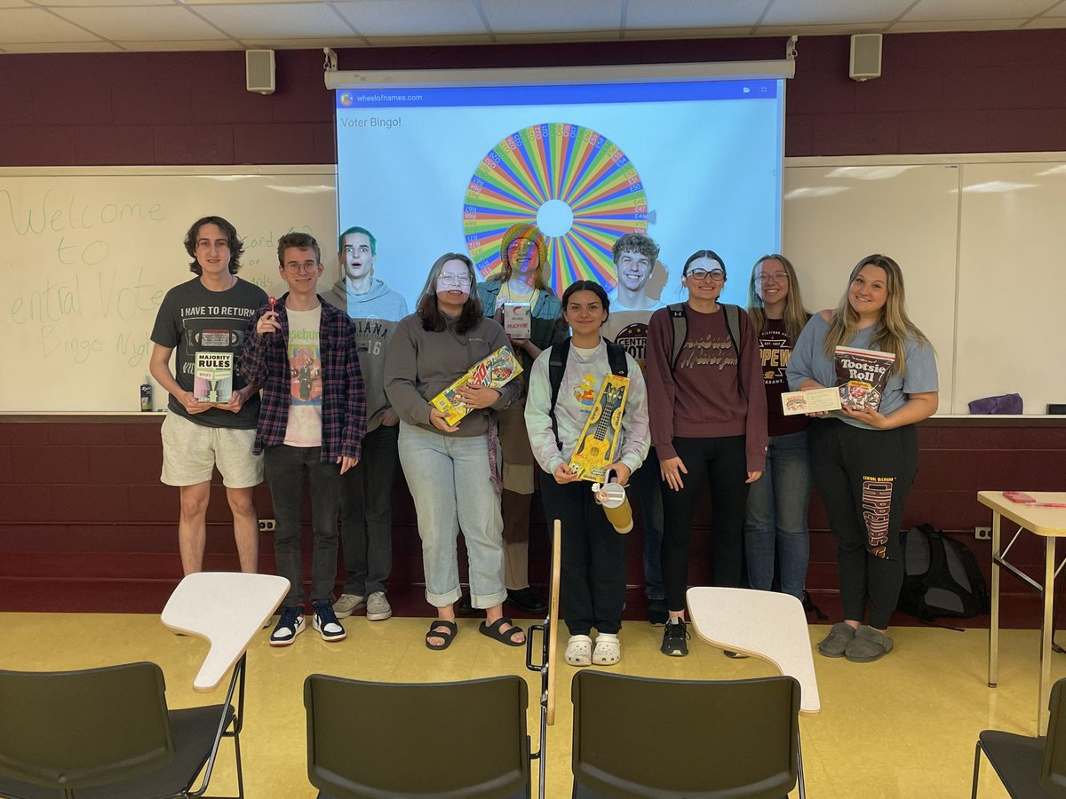 Central Votes had a very successful bingo night! Thank you to all who came out!!