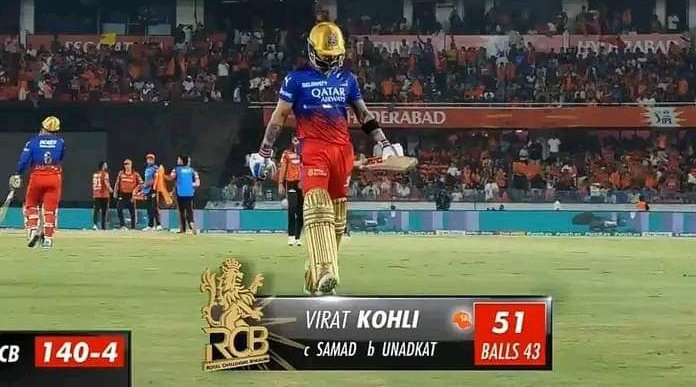 260 strike Rate 🔥 #SRHvRCB #ViratKohli