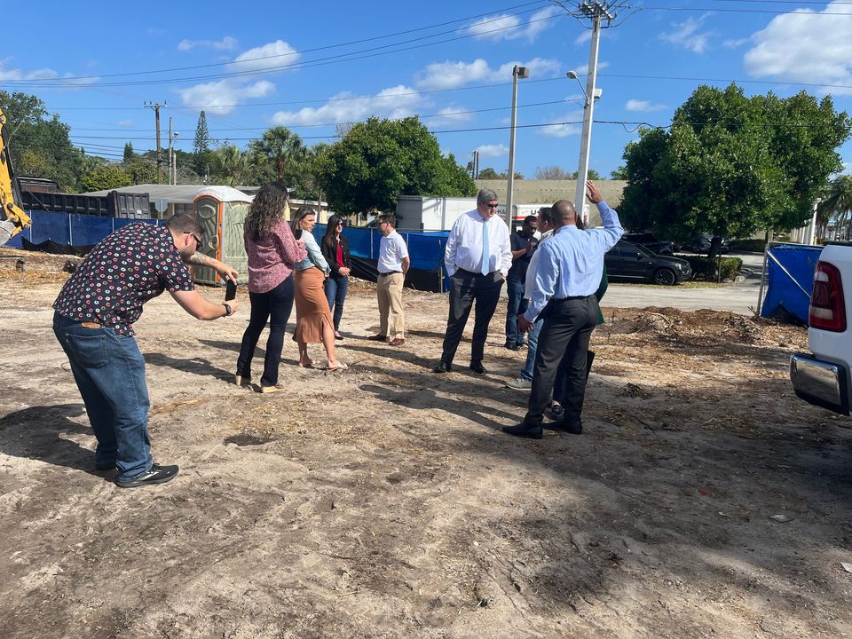 We were in @PlantationFLA at the groundbreaking for a NEW Medical Office Complex with our clients & friends, Danto Builders, LLC! Congratulations to everyone involved -- we're excited to watch this project progress! 🏢 🚧 👷 #DantoBuilders #GetHardcore #CommercialConstruction