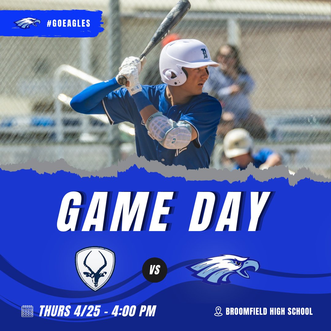 Game day! Varsity is at Home vs Poudre High School @ 4:00 PM. Follow along on GameChanger: web.gc.com/teams/iC4uGnZN… JV: Away at Poudre – 4:00 PM Freshman: Away at Poudre – 6:00 PM Go Eagles! 🦅 Photo: Trent Tanner