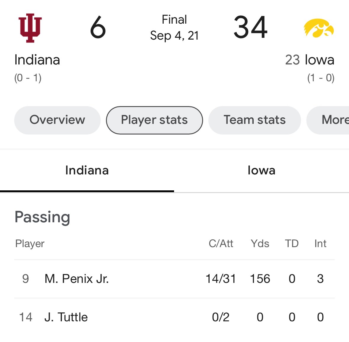 flo_malley's tweet photo. @richardsauce as long as he doesn’t play IOWA you’re fine 😤😤😤 https://t.co/KBUaOk3WJS