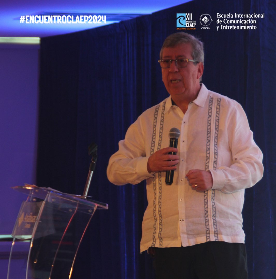 eiceuac's tweet photo. Así comenzamos el tercer día del #EncuentroCLAEP2024 con la primera conferencia impartida por Roberto Rock, presidente de la Sociedad Interamericana de Prensa y Fundador de @lasillarota 😎💪🏻

Empezamos con toda la actitud el último día del Encuentro CLAEP🌊

¡No te lo pierdas!🧡 https://t.co/rUieeFi3TV
