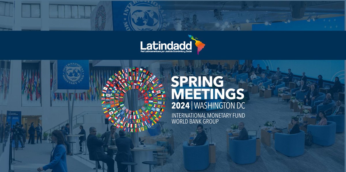 📌LATINDADD's reaction to 2024 @IMFNews and @WorldBank Spring Meetings. Nearing the 80th anniversary, and still far from responsive to today's world. 🔵Both institutions remain with governance structures that only reinforce power asymmetries, and will hardly be able to respond to…