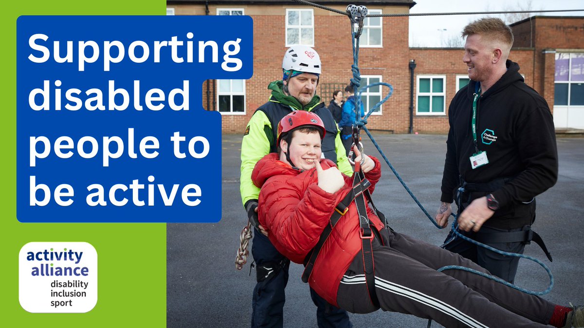 Sport and activity should be an accessible and meaningful experience, no matter where or how disabled people choose to take part. We help organisations to embed inclusive and better practice to achieve this goal. More about our work: activityalliance.org.uk