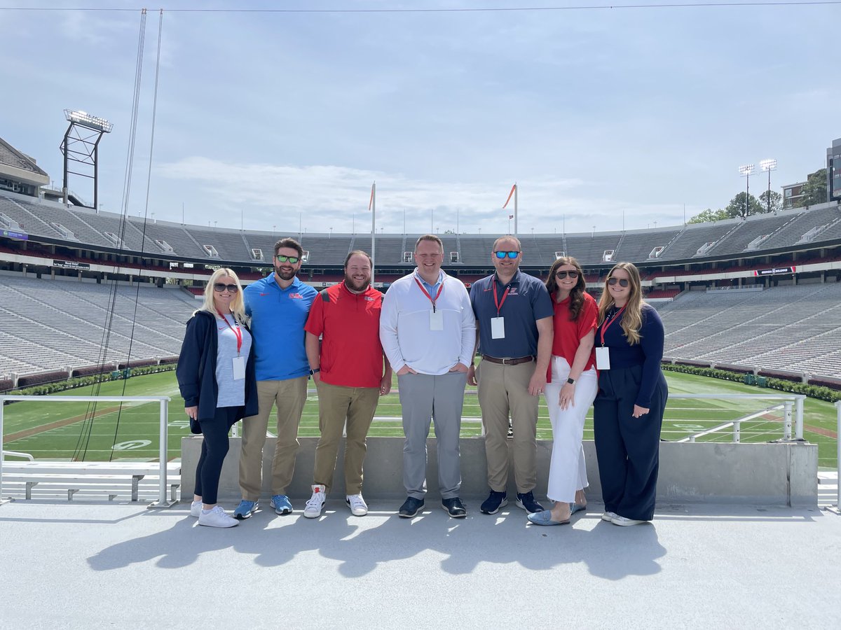 Thank you ⁦<a href="/UGACompliance/">UGA Compliance</a>⁩ for hosting us last week for Spring ⁦<a href="/SEC/">Southeastern Conference</a>⁩ Compliance meetings. The Rebs rolled into Athens with this incredible squad and brought a lot of great info back to Oxford with us. #HottyToddy