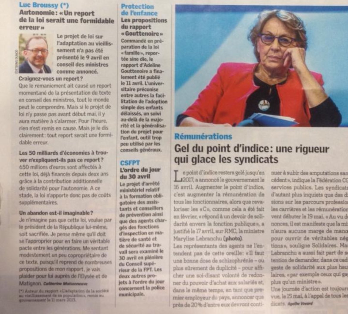 Bon anniversaire @mlebranchu 😘❤️❤️ Hasard du jour : je retrouve cette page du @le_Parisien daté de 2014 où nous nous faisions face 🤣🤣