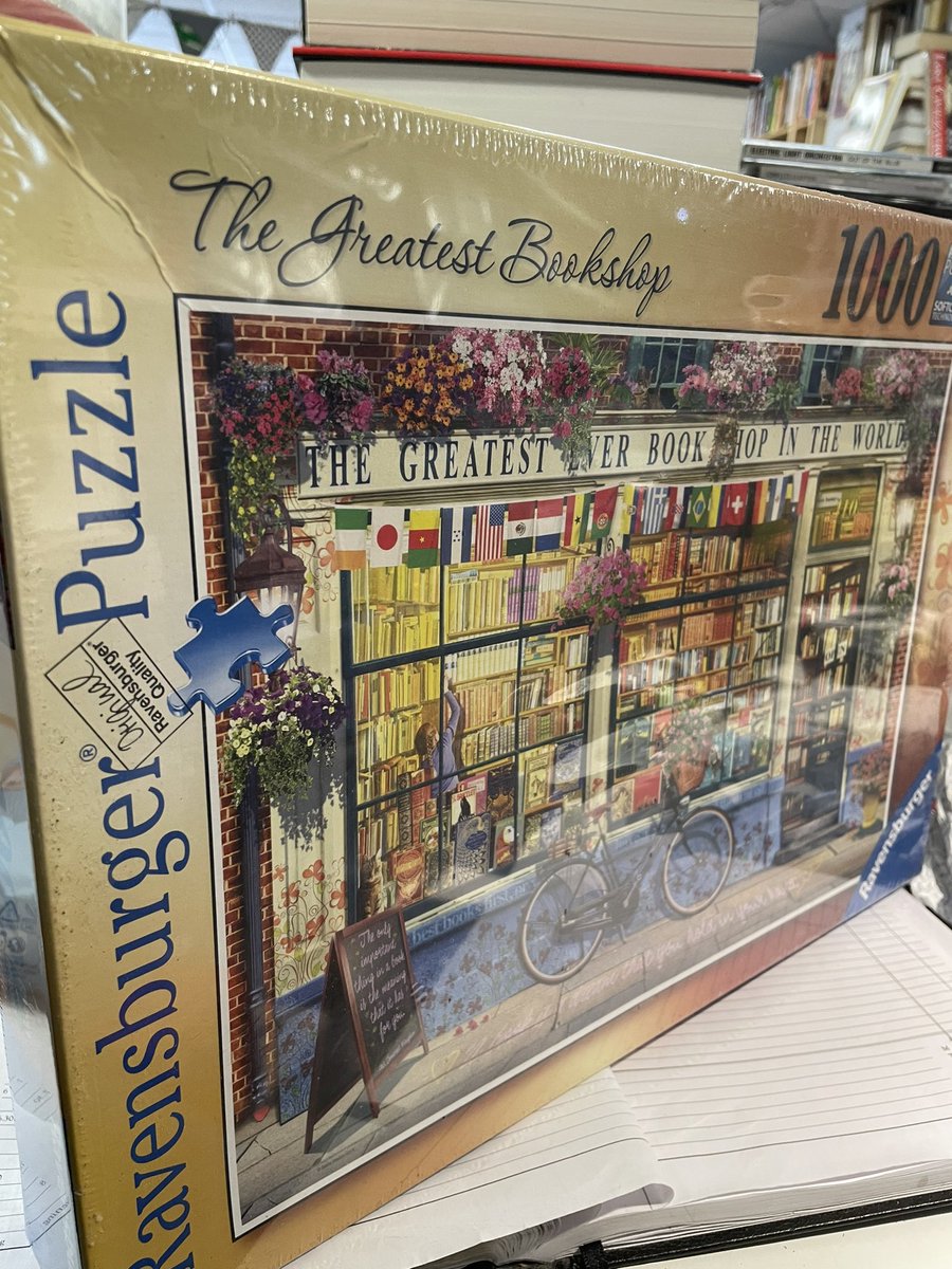 KIbooksandmusic's tweet photo. Two more jigsaws, one pre-loved and checked (ie we’ve done it - see photo), the other still sealed, both 1000 #ilovejigsaws #jigsawpuzzles #artjigsaws #supportindependentshops #shoplocal #kelhamisland https://t.co/sLaHwByFZI