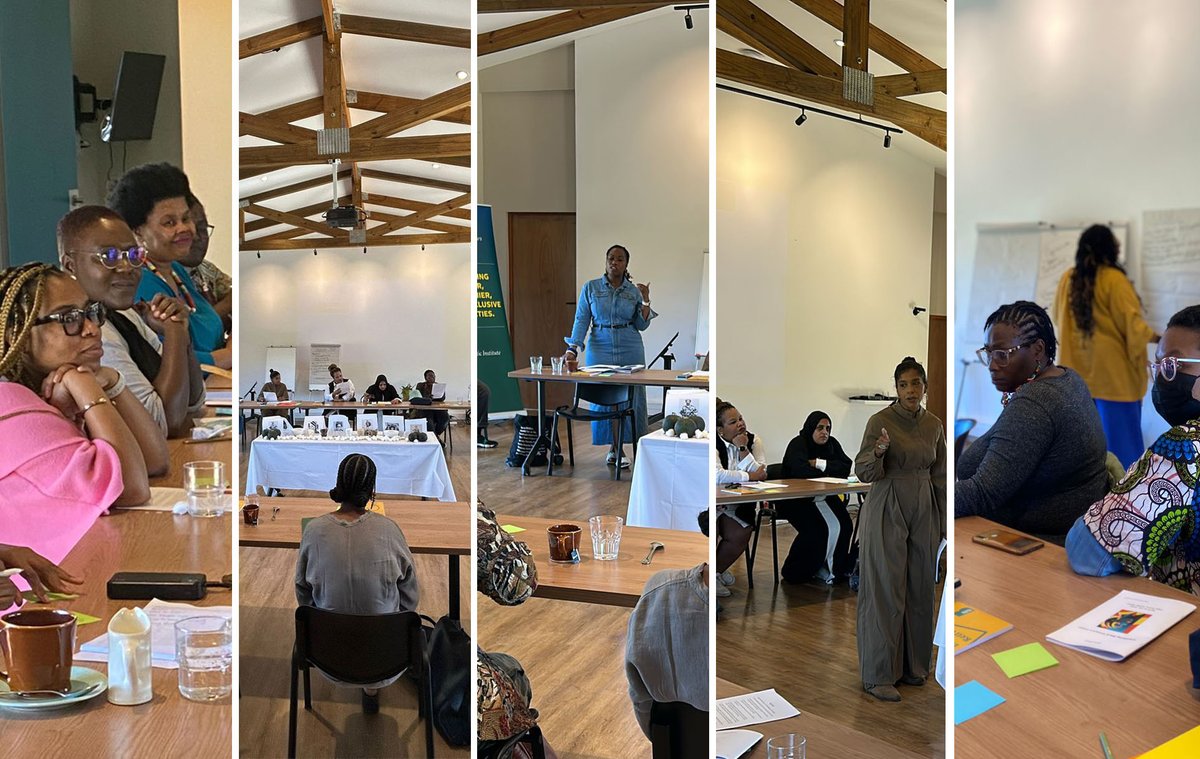 Day 1 of Black Womyn's Voices Convening in Cape Town, designed to support Black womyn in leadership. Atlantic Fellows are exploring strategies to address the challenges faced by Black womyn and womyn of color around the world. #GenderEquity #Leadership #BlackWomynsVoices