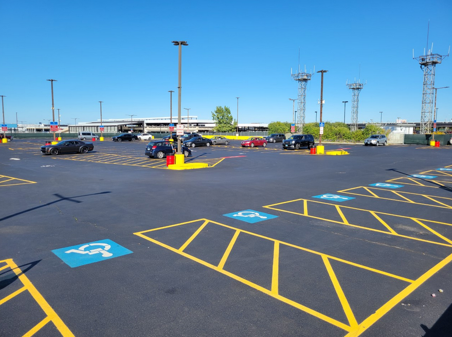 Our free Cell Phone Lot allows you to park, and wait for your friend or family member’s call letting you know they’re ready for pick-up. It’s conveniently located at the corner of Bessie Coleman and I-190, just a few minutes from the terminal. bit.ly/2Sw4SQC