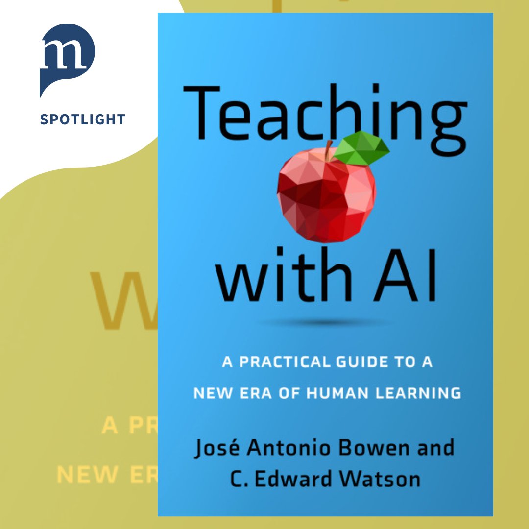 Explore a newly published monograph from @jhupress on how Artificial Intelligence (AI) is revolutionizing the way we learn, work, and think & how AI is revolutionizing the future of learning and how educators can adapt to this new era of human thinking. bit.ly/AiBookJHUP