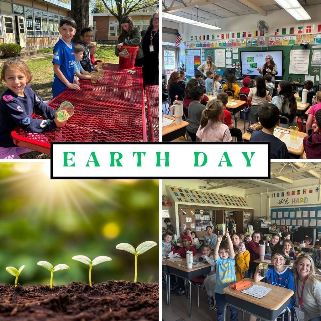 Our Kindergarten and 4th-grade buddies made their own greenhouses while learning about recycling and the life cycle of a plant. Thank you, Ms. Doherty and Ms. Loonan for organizing this amazing activity! #ClimateEd #ActionforEarth #JustFocusonGrowing