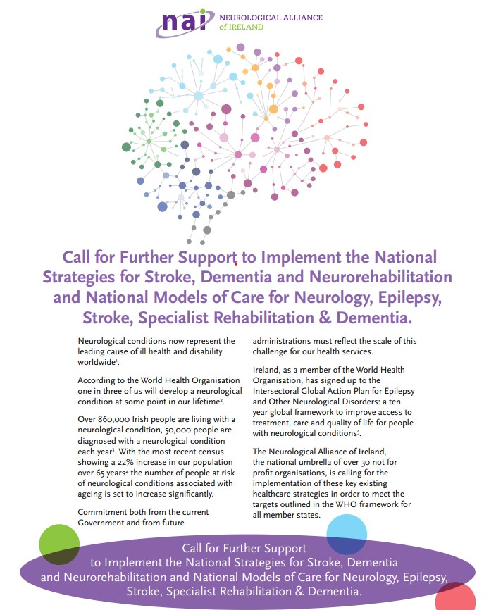 Learn more about our call for investment in key healthcare strategies for neurological conditions which we highlighted in Leinster House on Wednesday, April 25th. You can download our information leaflet at tinyurl.com/bdfwcc6u #patientsdeservebetter