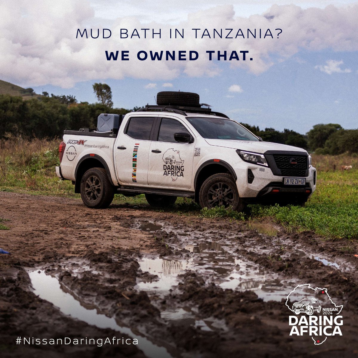 The Nissan Navara was unstoppable in Tanzania. We tested the vehicle's traction control in a mud bath created by the heavy downpour the night before. Now that’s something to write home about. nissanafrica.com/en/experience-… @Weg_Ry_en_Sleep #nissandaringafrica #nissannavara #daretomove