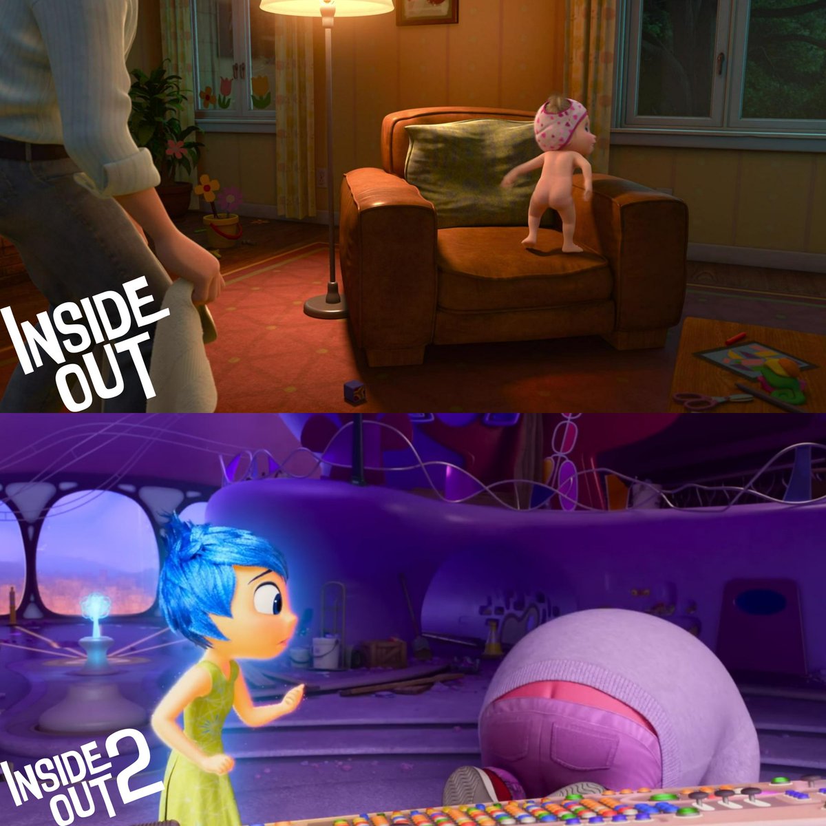 Evolution of butt from #InsideOut 2015 to #InsideOut2 2024