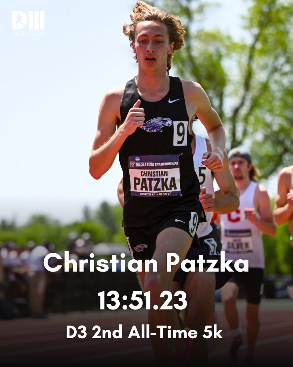 Season debut? Nbd that’s number 2 all time. The indoor 5k champ, Christian Patzka, ran his first outdoor 5k of the season at U of Minnesota last night and came away with a new PB! Patzka took 4s off his previous time to move to 2nd All-Time. 📸: Jen Reagan