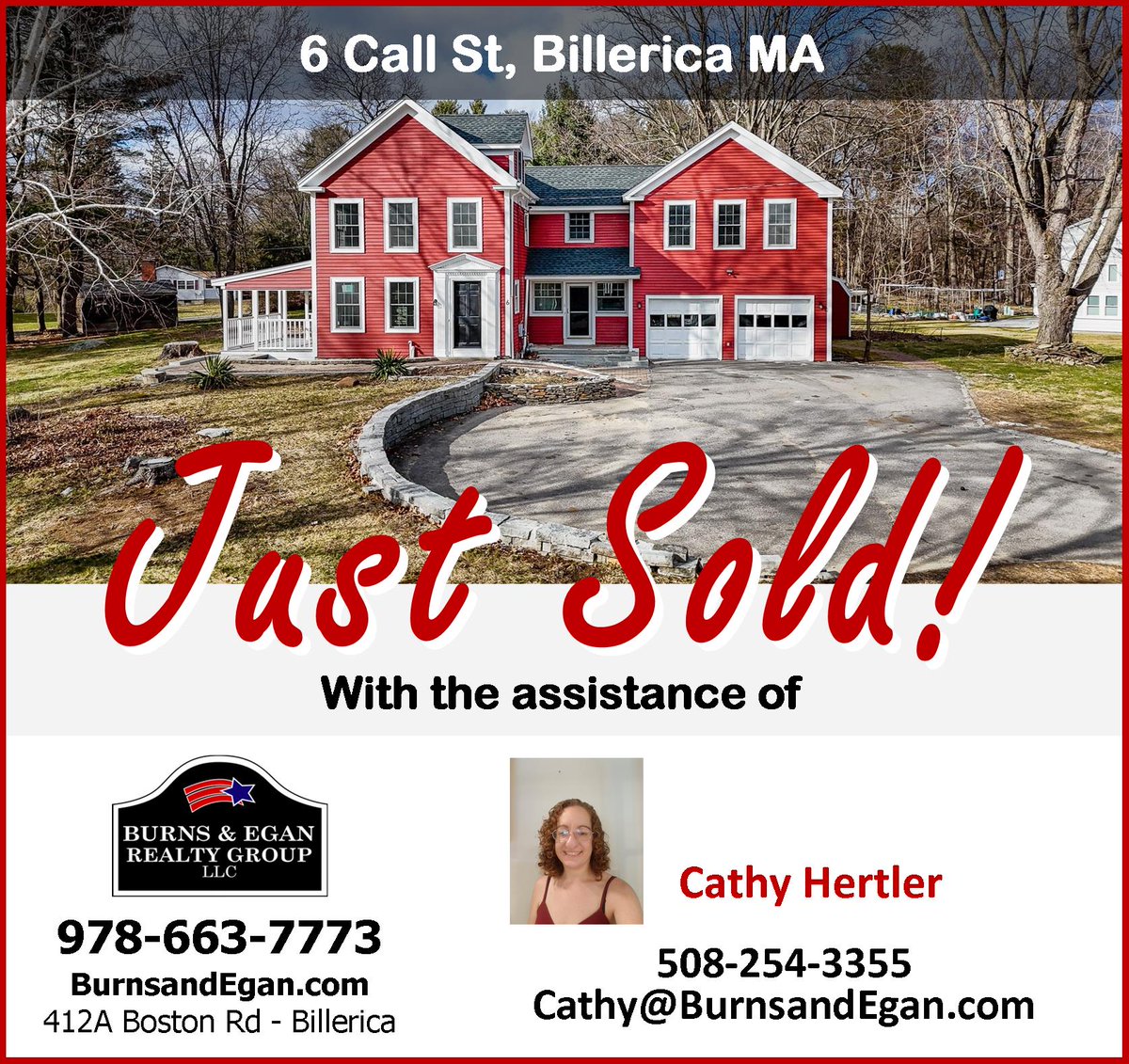 ANOTHER HAPPY HOMEOWNER JUST CLOSED ON THEIR NEW HOME!   Are you looking to buy a home in today's market? 
#Billericarealestate  #burnsandegan #Justsold #homeownership #homeownershipgoals #realestate #Billericahomes  #BillericaMA #realestatemarket  #dreamhome #newhome