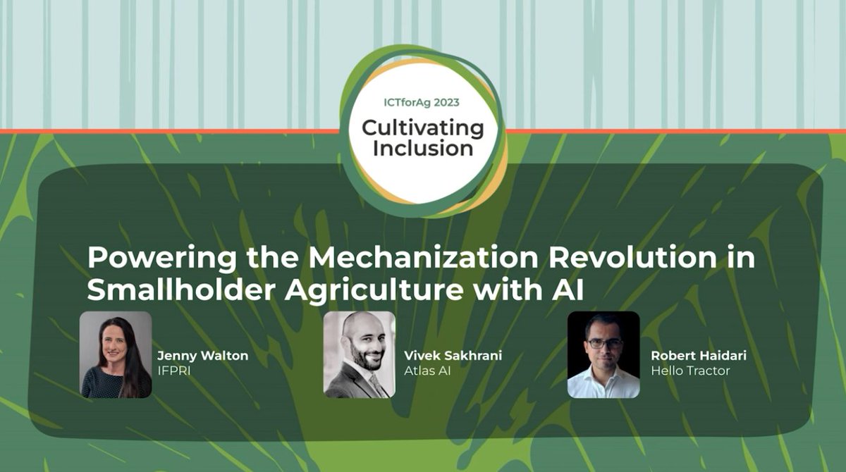 🚜 @HelloTractor at ICTforAg 2023 ➡️ Using fleet management software and IoT, they track tractors to analyze location, fuel usage, and wear and tear. This data helps farmers access capital for tractor ownership. Join us at #ICTforAg 2024 for more insights: ictforag.com