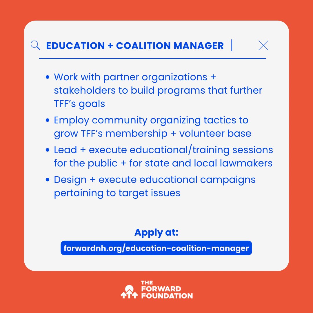 603Forward's tweet photo. Do you want to help build a thriving New Hampshire? Do you have a passion for politics + advocacy? Apply today: https://t.co/jjd2yRiZsM 

#NHPolitics https://t.co/xcTYuEENSy