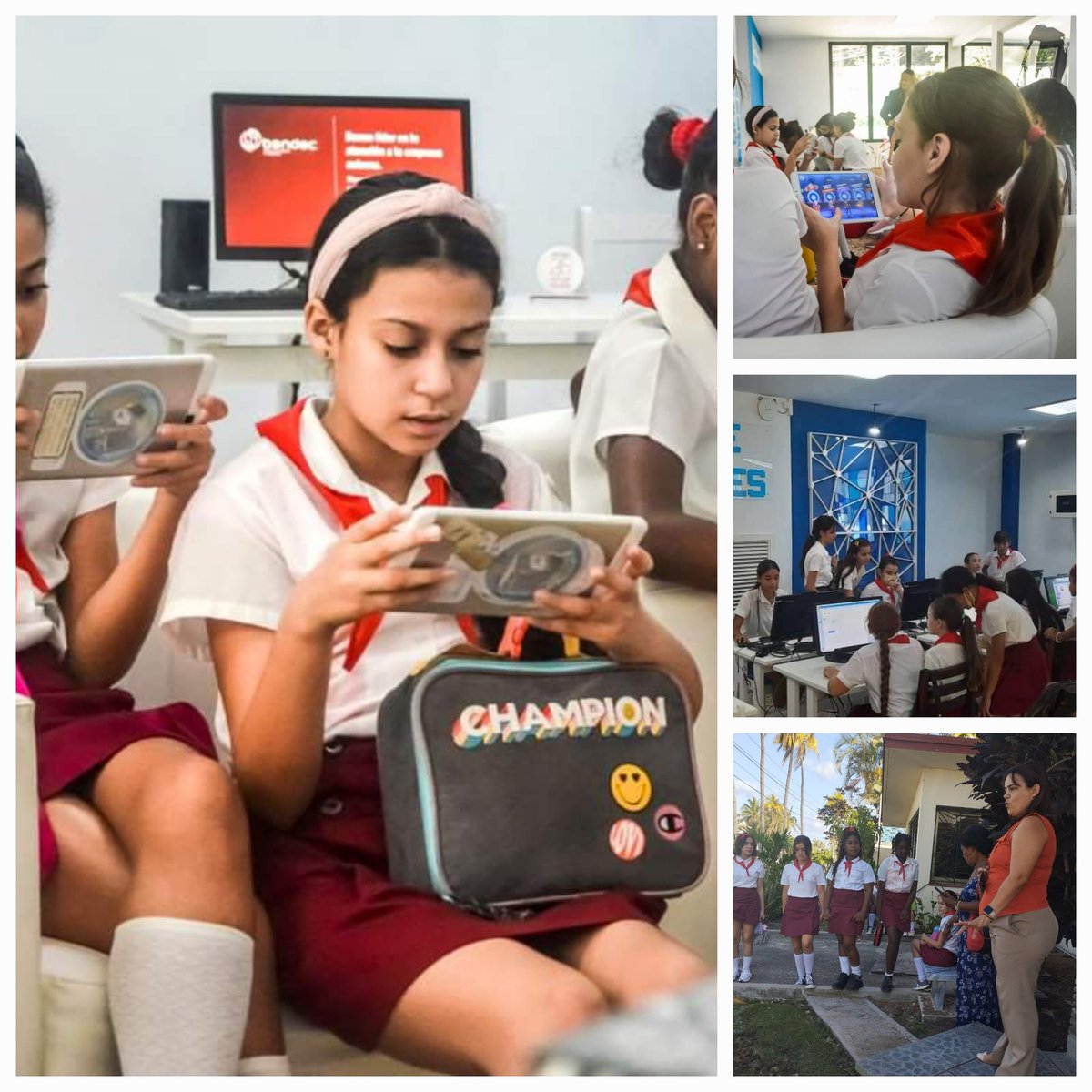 Hoy en toda #Cuba se realizan actividades por el #DíaNiñasEnLasTic, todas las oportunidades para participar, formar, desarrollar, utilizar y dirigir con las #TIC en nuestro país! #GirlsinICTDay