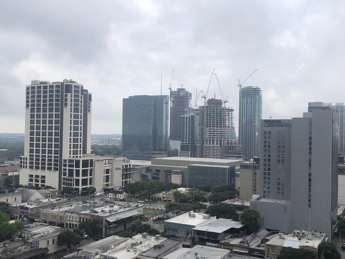 LukeJonesTV's tweet photo. Always amazed by all the new buildings constantly going up in Austin. This city never stops. 😂 https://t.co/4ENgjAvQOx