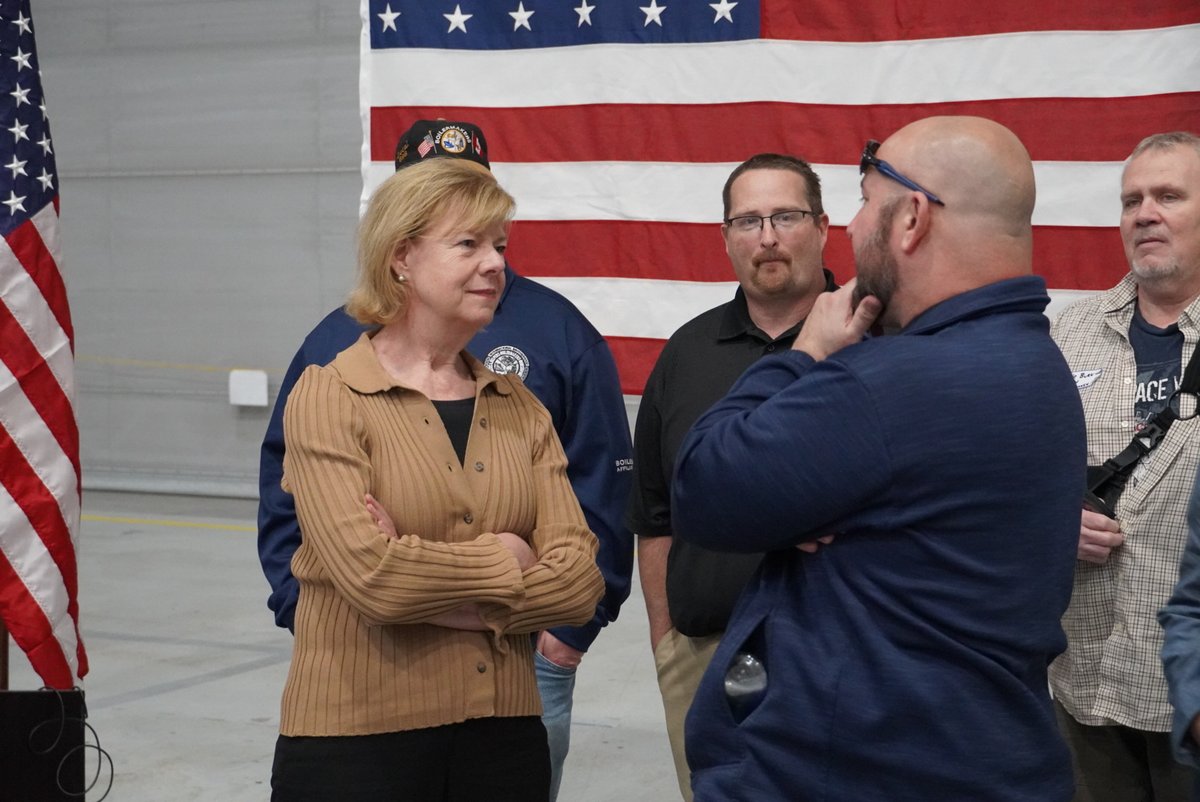 It’s always great traveling across Wisconsin to meet with the workers who power our Made in Wisconsin manufacturing economy. I’m always proud to support their important work!