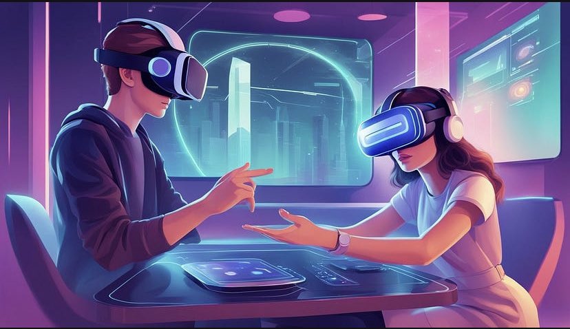 ORiyad7's tweet photo. VR game, a user could buy a virtual item with cryptocurrency, and this transaction would be recorded on the Blockchain, ensuring that the item cannot be duplicated or stolen.
$VR #VR #VictoriaVR #Metaverse #AI #VRGaming #ExploreVR #VRcrypto #p2E #Cryptogaming https://t.co/siL8hisspE