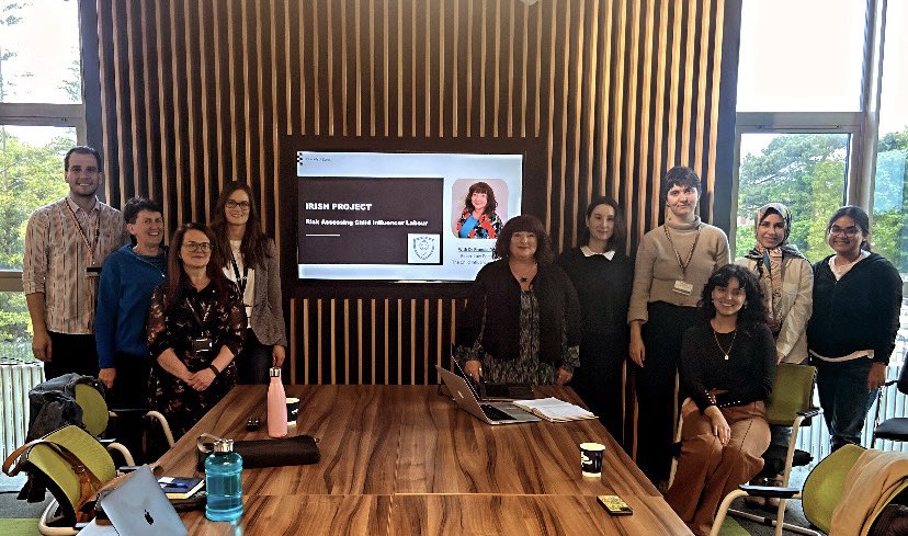 Webwise and @AntiBullyingCen colleagues delighted to welcome Dr Frances Rees to #Webwise HQ to discuss her important new work on the Child Influencer Project @UCUEssex: essex.ac.uk/research-proje…