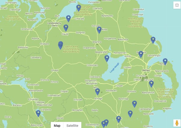 Did you ever wonder where are Social Farms are located? There are currently 18 farms delivering 30 Social Farming sessions per week across NI to 101 individuals with a support need. If you would like to know more speak with a member of the Social Farming team on 028 8676 0040
