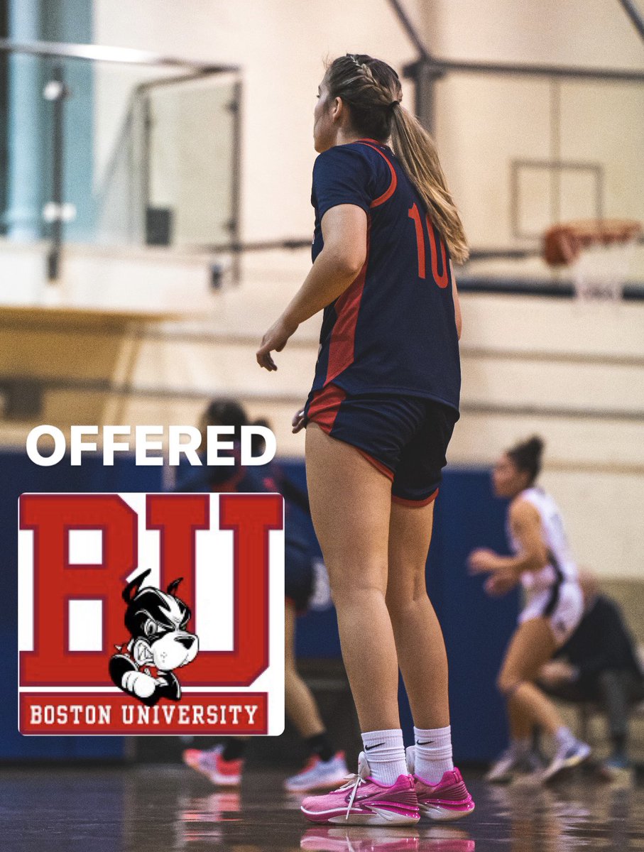 After a great phone call, I’m excited to say I’ve received an offer from Boston University! Thank you @BUCoachG ! @WMAGirlsHoops @Exodushoops