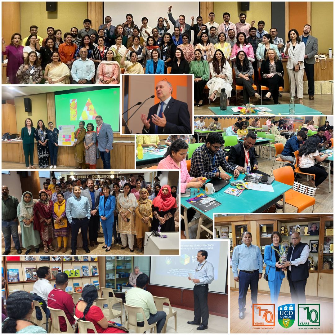 ucd_global's tweet photo. April 2024 marks the 10th anniversary of the UCD South Asia Global Centre. 🇮🇳

✈️ The Dublin-based team flew to Delhi to commemorate the occasion and meet with university heads, leading schools and companies, and students!

#UCDGlobal #UCDSouthasia10thyearCelebration #helloUCD https://t.co/v3vtPsGtFU