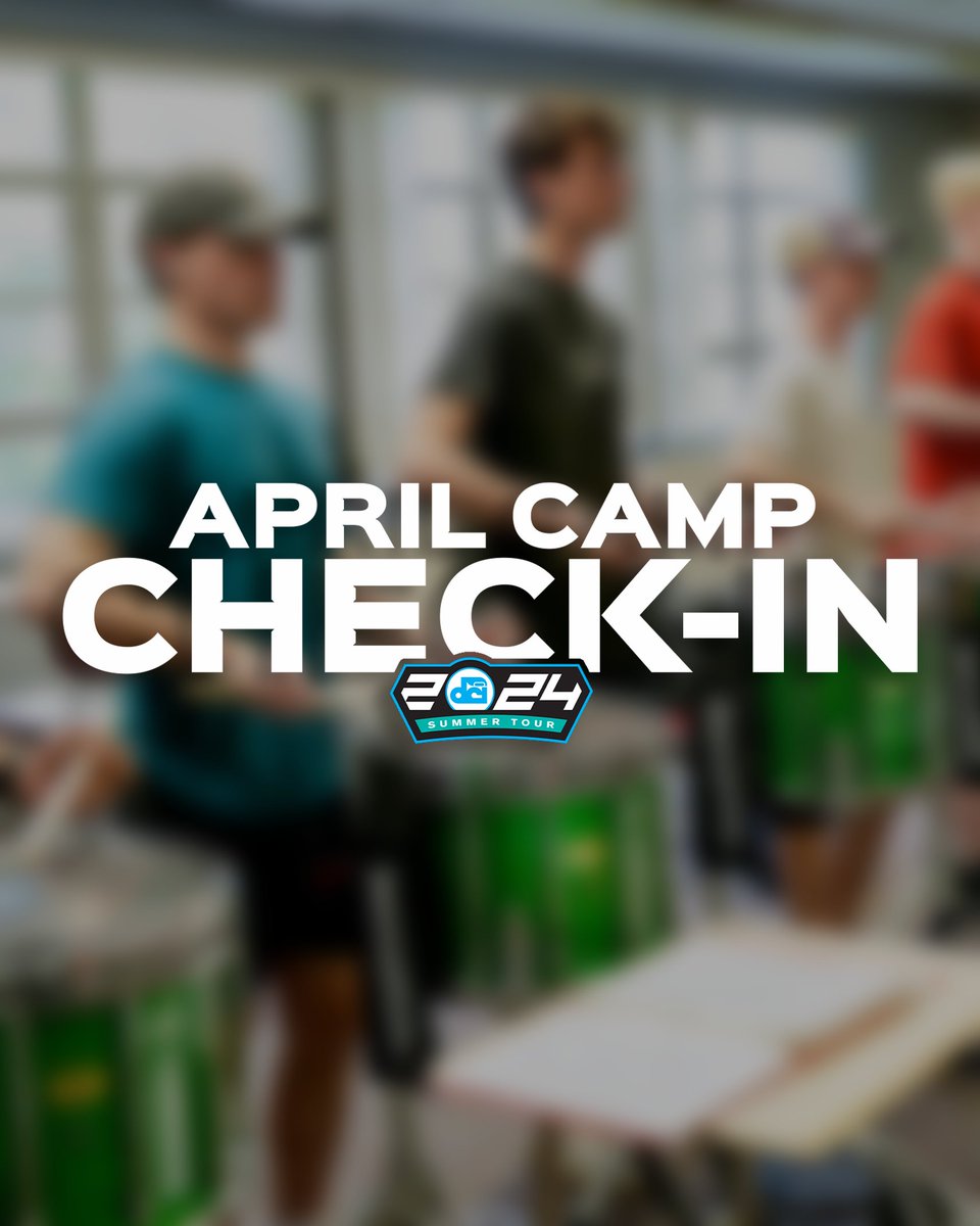 It's April camp weekend for many organizations across the drum corps activity!! Where are you checking in this weekend? 📍 Don't have a 2024 drum corps home yet? Track currently-open positions by visiting dci.fan/MarchDrumCorps or text MARCH to 866.866.5009! #DCI2024