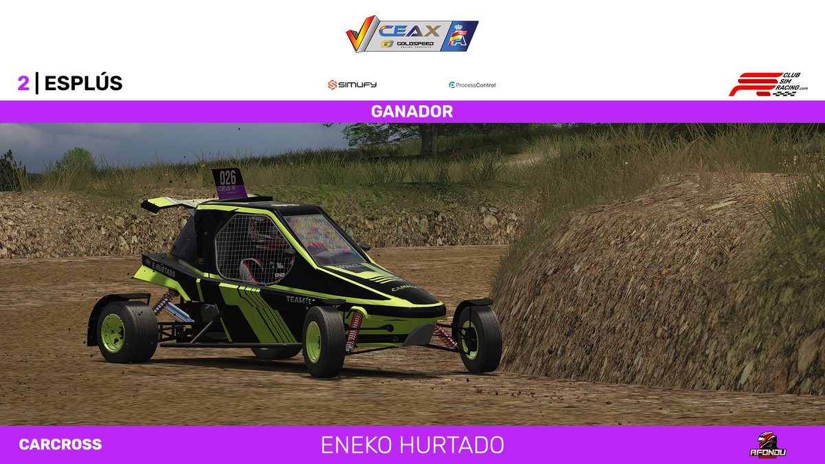 club_simracing's tweet photo. 🏆 GANADORES
CEAXV '24 | 2 | IV Autocross Esplús
#simracing #esports #virtual #autocross #huesca #españa #kartcross #saxo #corsa #esplus https://t.co/SsF9uQgXMH