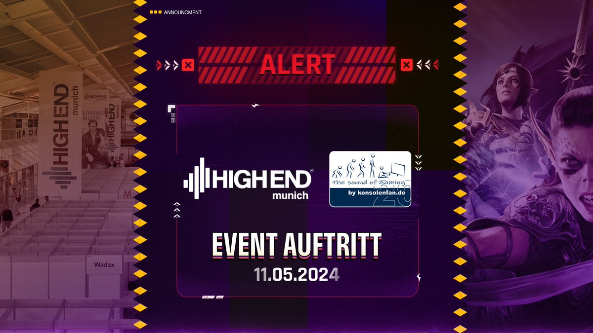 Germench ist auf der international renomierten Audiomesse HighEnd!

Am 11.05.24 werden <a href="/DorianSnowball/">@DorianSnowball@frameperfect.space</a> und <a href="/mrtiger92/">MrTiger92</a> mehrere Runs am Stand von konsolenfan.de zeigen. 

Mehr Informationen findet ihr unter: konsolenfan.de/high-end-2024/

Schaut live zu: twitch.tv/germench