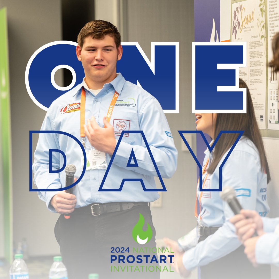 Just one more day until the culinary magic of #NPSI2024 unfolds in Baltimore. 🙌 There are 96 teams from 48 different states competing this year at NPSI! Get ready to witness the extraordinary talent, dedication, and passion of these ProStart students. #RoadToNPSI