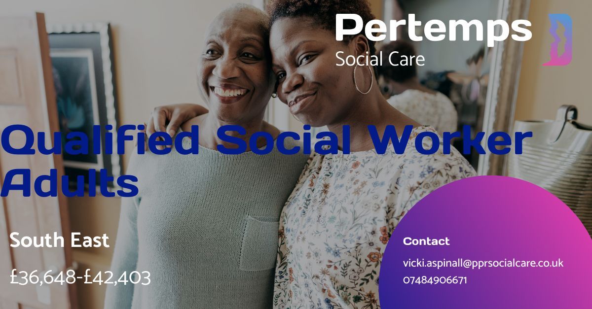 📢📢We have permanent #opportunities for qualified #socialworkers within The Adults Service  for an authority located in #southeast paying £36,648-£42,403 per annum

☎️☎️Call or message me for more information

#socialwork #permjobs #socialworker