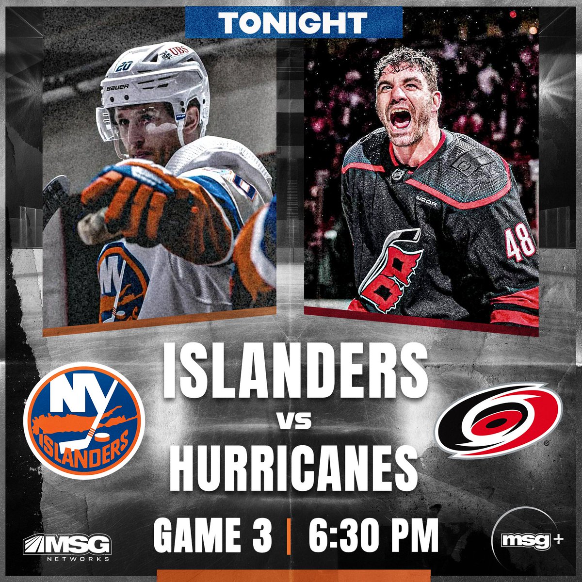 Isles back at UBS. BRING THE ENERGY! 🗣️ Pregame at 6:30PM on MSGSN & MSG+