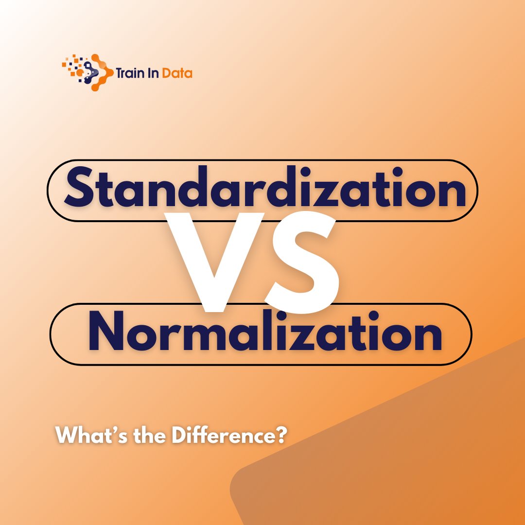 What’s the Difference Between Standardization and Normalization?

🧵👇