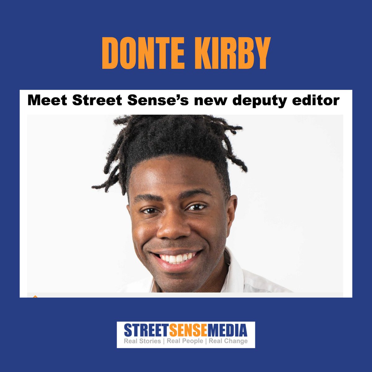 Introducing Donte Kirby, the newest addition to our Street Sense community, as deputy editor! Read his debut article where he shares his journey and vision for the paper. Welcome aboard, Donte! #StreetSenseMedia 
bit.ly/4aOIwio