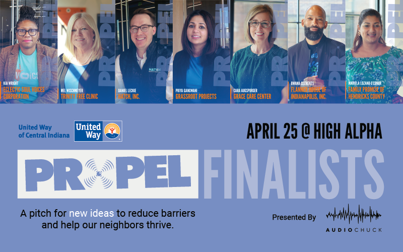 📣 TONIGHT! Seven finalists will pitch their big and innovative ideas to a panel of judges in hopes of taking home up to $100,000 to help fund their project. Want to watch LIVE? Tune in at 6 p.m. bit.ly/4b00zBL This is Propel.