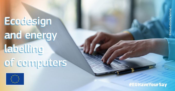 The Commission is inviting computer users 👨‍💻👩🏻‍💻 and energy ⚡️ stakeholders to contribute to a public consultation on #EUEcodesign and #EnergyLabelling for computers. 📢 #EUHaveYourSay by 18/7/2024 👉 europa.eu/!mkKxpV
