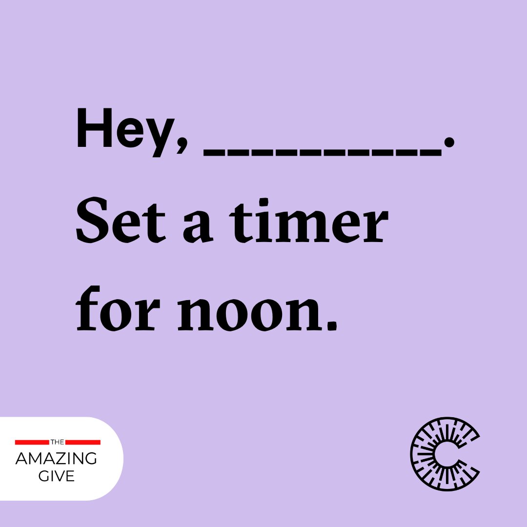 Hey, Google! Hey, Siri! Remind me to donate to the Cade Museum at ✨noon✨ to help them win $500 during #TheAmazingGive.  

Donate at bit.ly/cade-ag-24