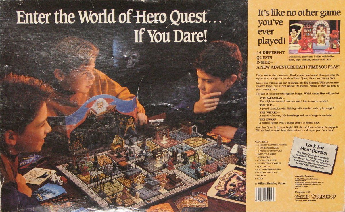 HeroQuest is the best game ever made and anyone who says otherwise is WRONG.