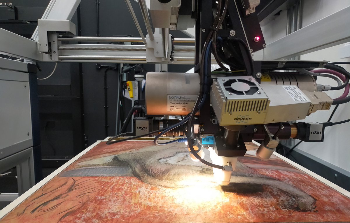 CourtauldRes's tweet photo. Technical research is underway in the Department of Conservation @TheCourtauld to discover more about the materials and techniques used by Degas for his pastels in the #CourtauldCollection. Stay tuned!
#ScanningXRF #InfraredReflectography #Degas #Pastel #Technicalexamination https://t.co/N4XCrPVD1u
