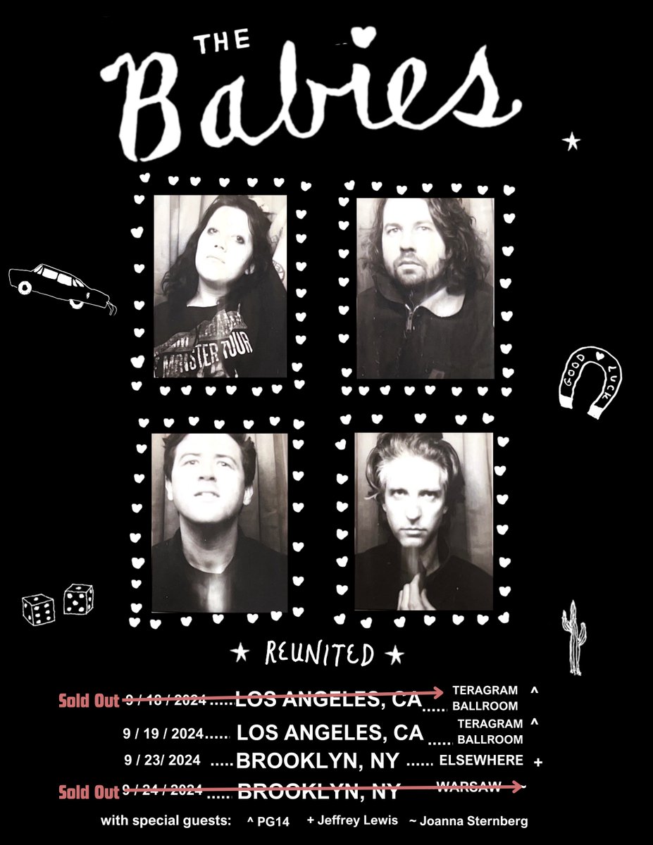 Kevin Morby (@kevinmorby) on Twitter photo The Babies have added a 2nd Brooklyn show on 9/23 at <a href="/elsewherespace/">π π π π π π π π π</a>, with support from one of my all time favorite songwriters <a href="/jeffreylewisand/">Jeffrey Lewis</a>. This is gonna be so fun π₯²π₯²β¨β¨ - hereβs a pic of me in 2012 letting the fans know that the babies are #1.
kevinmorby.com/tour The Babies have added a 2nd Brooklyn show on 9/23 at <a href="/elsewherespace/">π π π π π π π π π</a>, with support from one of my all time favorite songwriters <a href="/jeffreylewisand/">Jeffrey Lewis</a>. This is gonna be so fun π₯²π₯²β¨β¨ - hereβs a pic of me in 2012 letting the fans know that the babies are #1.
kevinmorby.com/tour