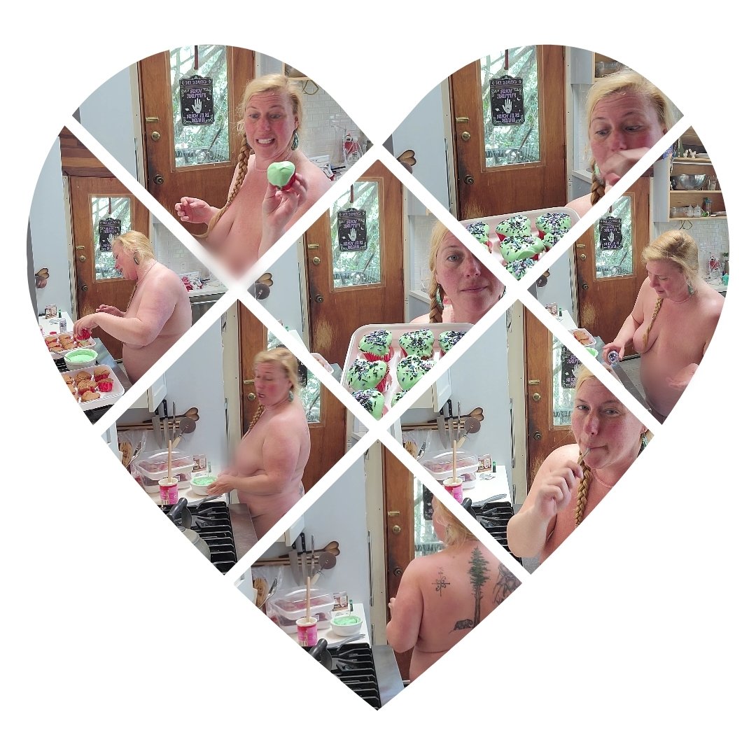 Rebeccasnudistf's tweet photo. Frosting my cupcakes. Wink wink. Full video up tomorrow.  Today pictures and gif's are up. Hope you get to enjoy!!!

#nudebaking #nudist #naturist #femalenaturist https://t.co/9H5np57Cjt