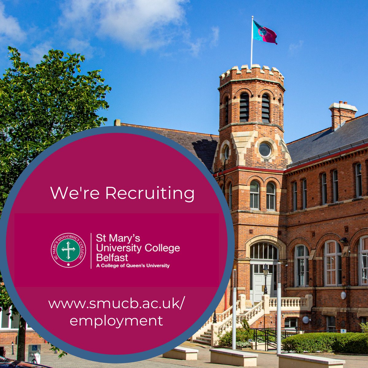 JOB OPPORTUNITY: Senior Lecturer in Physical Education ➡️ Superb opportunity to work in a modern environment at a great institution ➡️Range of excellent benefits For more information & how to apply stmarys-belfast.ac.uk/jobs/job-oppor… The closing date: Thursday 9th May 2024 by 12 noon.