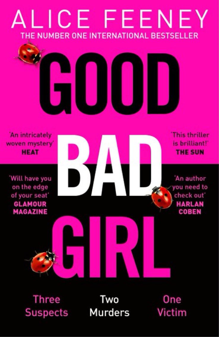 Happy paperback publication day to @alicewriterland and GOOD BAD GIRL Don’t you just love this cover? 🩷🖤 and It’s such a fantastic read and available from all good book retailers @panmacmillan