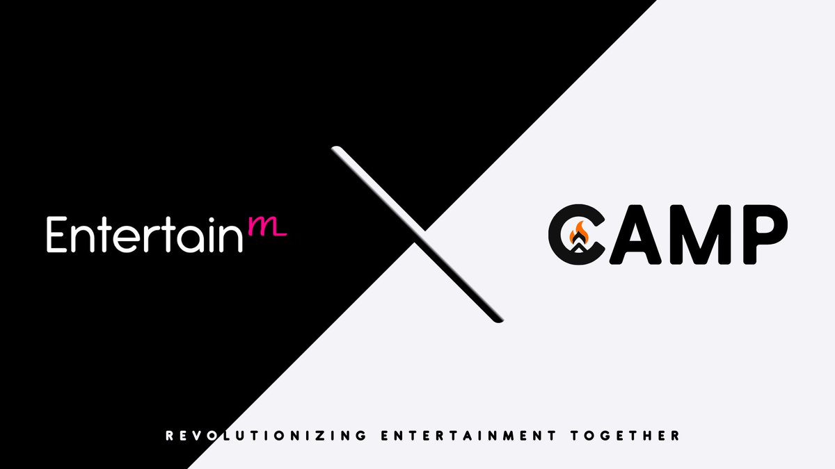 EntertainM x CAMP Network⛺🎉 We're delighted to join forces with @Camp_L2, unlocking new possibilities in Web3 that will reshape the digital entertainment industry! ✅ With access to Camp's extensive network and L2, we're poised to redefine virtual experiences and expand our…